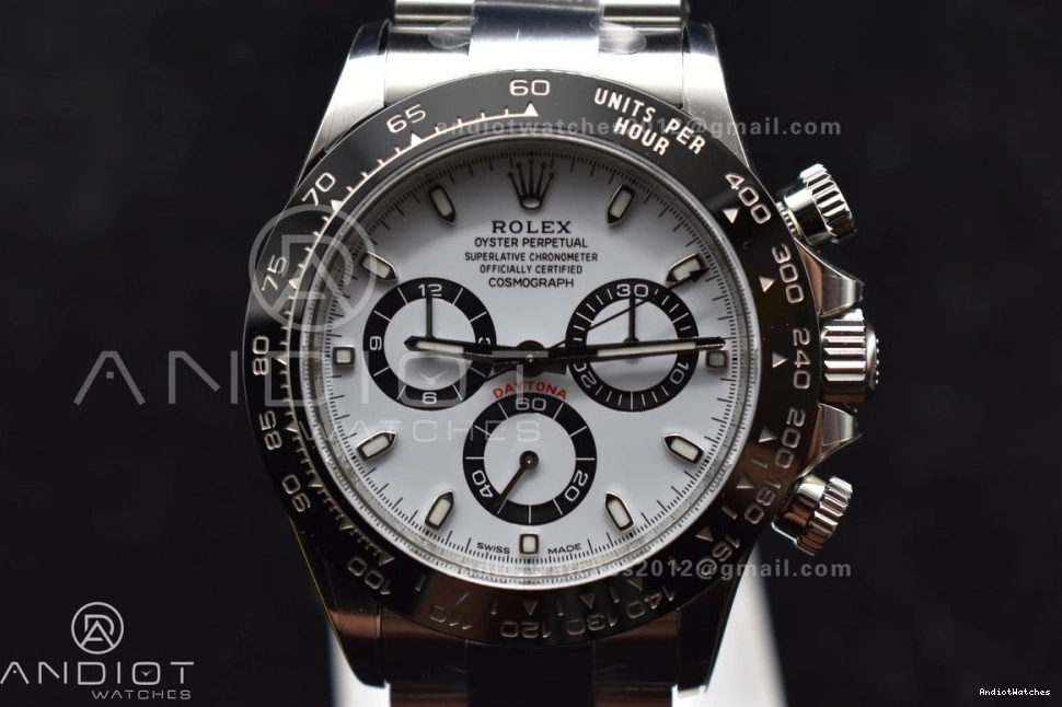 SS Lightweight Case 726 And Clean V3 White 116500 Dial 904L Daytona Bracelet 0713